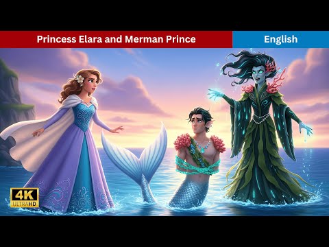 Will the princess Stop the sea witch? | Merman Story | Bedtime story for kids in English