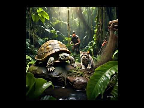 बिल्ली और कचुआ की कहानी 🐈 🐢