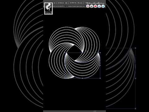 How to Create a Beautiful wall art design in Illustrator | Easy Step-by-Step Tutorial #shorts