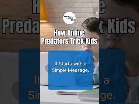 How Online Predators Trick Kids | Online Safety Tips for Parents #internetsafety  #techwisedad