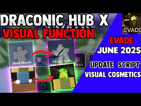 Visual Cosmetics | Draconic Hub X Update | AFK FARM, AUTO CARRY, INSTANT REVIVE, AND MORE