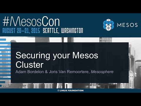 Securing your Mesos Cluster