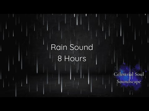 Rain Sounds for Deep Sleep 🌧️ 8 Hours • Black Screen • Relaxing Night Rain