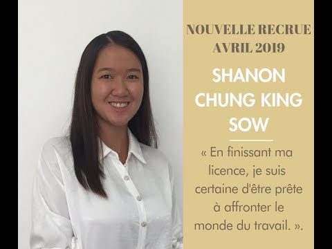Échos d'Étudiants - Shanon Chung King Sow