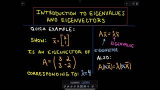 ❖ Introduction to Eigenvalues and Eigenvectors - Part 1 ❖