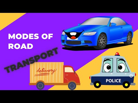 Modes of Road Transport (Cars)#kidslearning #transport #bedtimestory #modesoftransport #cars #kids