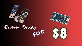 USB Rubber Ducky for $8!! Program an Arduino to make an exploit system