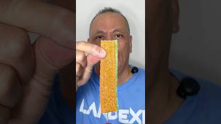👂ASMR SOUR PATCH KIDS STRIPS CANDY ORANGE-LIME FLAVOR EATING SOUNDS👂#shorts #asmr