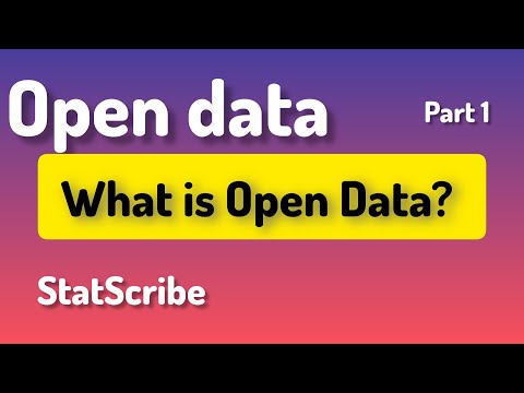Open Data1: What is Open Data