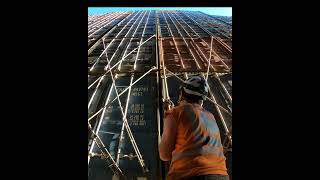 Hanging a long bar  #shorts #dockers #stevedore  #longshoremen #docker #longshorewoman  #Ilwu