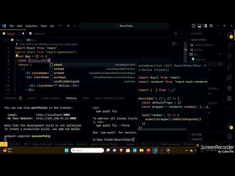 🔥 How To Add Charts In React In Simple way 🔥