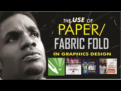how to use/apply fabric and paper folds in designs