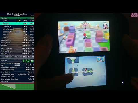 [RTA] Mario & Luigi: Dream Team "Glitchless Any%" in 10:34:16.92 (PB)