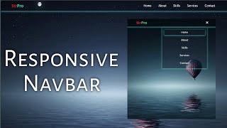 Navbar Home page using Html Css | HTML CSS | Mayan Coding