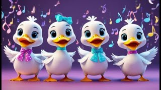 Two Little Ducks Learn to Spell | Spelling Song for Kids | Fun Early Literacy Rhyme