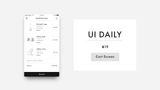 UI Daily #19: Cart Screen