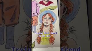 Can Ai improve my art?🫣 #shorts #aiportrait #sketchbook