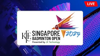 🔴 KFF Singapore Badminton Open 2025 BWF World Tour Live 🏸