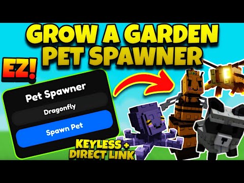 [🦑NEW] Grow A Garden Pet Spawner Script! | Keyless, Pastebin | Unlimited Mimic Octopus!!