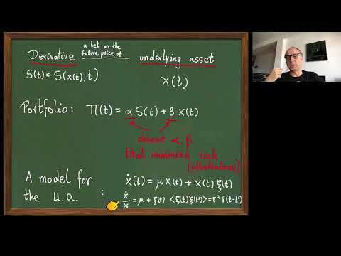 A simple derivation of the Black-Scholes equation
