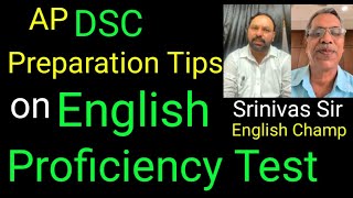 #AP#DSC#Preparation Tips TGT PGT Pri on English ProficiencyTest by #Srinivas Sir#English Champ#Kesh#