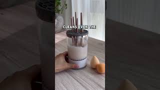 Keep your makeup brushes clean and your skin clear #makeupbrushcleaning #makeuptipsforbeginners