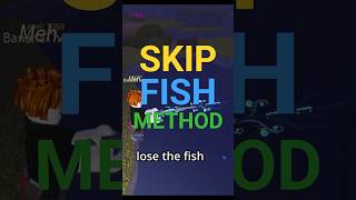 Skip Fish Method Patched (Fisch) #shorts #robloxshorts