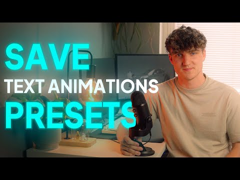 Turn Text Animations into Presets! Easy After Effects