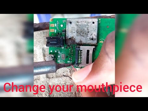 Change your mouthpiece at home without stress #mic #repair #smallphone #itel2160