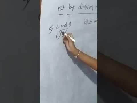 Learn to find HCF but Division method with Rupesh #maths