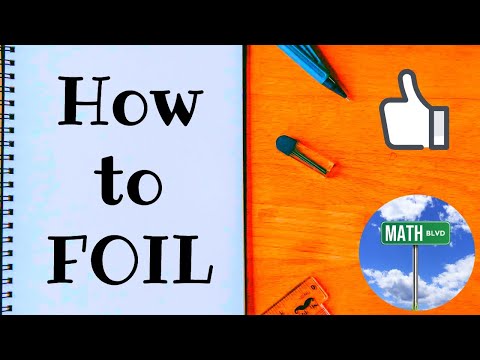 How to FOIL (In One Minute!)