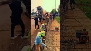 concrete casting for type A curb stone #structuralwork