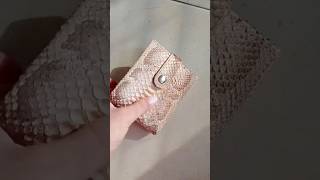 100% Real Python wallet 🐍  #pythonwallet #pythonpurse #pythonbag #luxurywallet #luxurybag