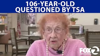 106-year-old woman asked by TSA to prove her age | KTVU