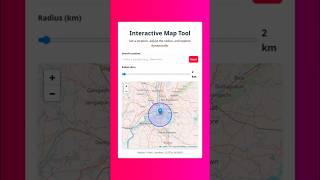 Interactive Map Tool with JavaScript & Leaflet.js | Web Development Tutorial | WebCraft & Devs
