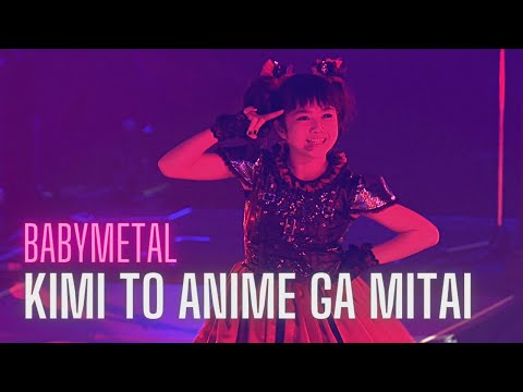 BABYMETAL | Kimi to Anime ga Mitai | LIVE at Budokan Black Night (4K)