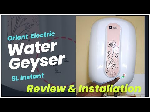 Hot water 1 मिनट से कम समय  में || Instant water heater|| Orient Calidus || Review & Installation