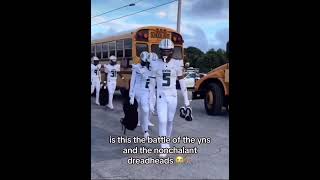 Yns vs. Nonchalant Dreadheads #highschoolfootball #football