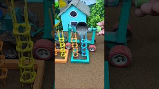 Amazing Mini Tractor Pillar Making | Construction Machine Project ! #shorts #youtubeshorts