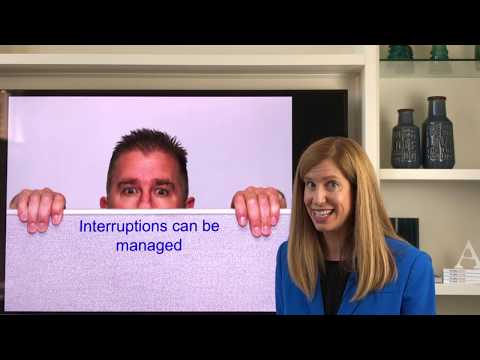 Own Your Time Online Course: How to manage workday interruptions