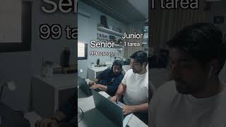 The daily life of a Senior and Junior Programmer