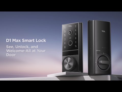 Introducing the TCL D1 Max Security Video Smart Lock – Your All-in-One Home Security Solution!