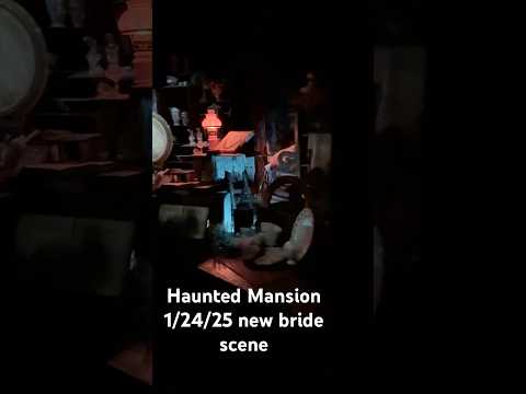 Disneyland Park - Haunted Mansion new bride scene 1/24/25