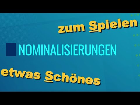 Nominalisierungen im Deutschen