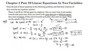 Important Question CBSE Class 10 Maths Chapter 3 Pair Of Linear Equations In Two Variables In Malaya