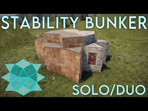 Simple & Compact Solo/Duo Bunker Base - Rust Build Tutorial