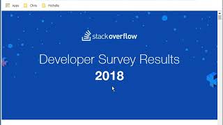 StackOverflow DeveloperSurvey