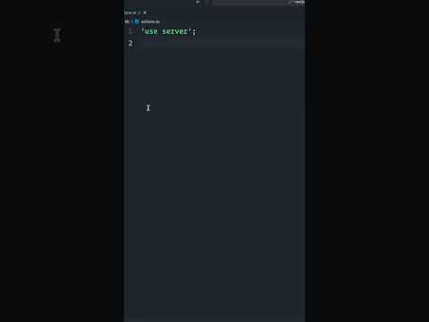 Server Actions in #nextjs14 #javascript