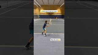 🎾🔥 #tennisforehand #tennis #winner Max #8yearsold #tenniskid #shorts #rally #babolat #tennisjunior