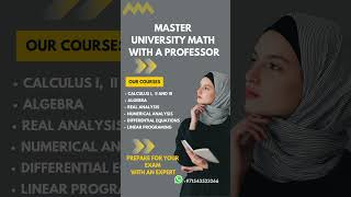 Struggling with Algebra or Numerical Analysis #MathHelp #OnlineLearn #UniversityMath  #ExamPrep #UAE